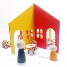 Load image into Gallery viewer, Modular Wooden Doll House Full Set
