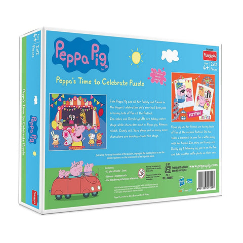 Peppa`s Time To Celebrate 2 In 1 Puzzle