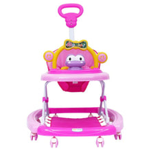 Load image into Gallery viewer, Pink Walker Cum Rocker With Push Handle
