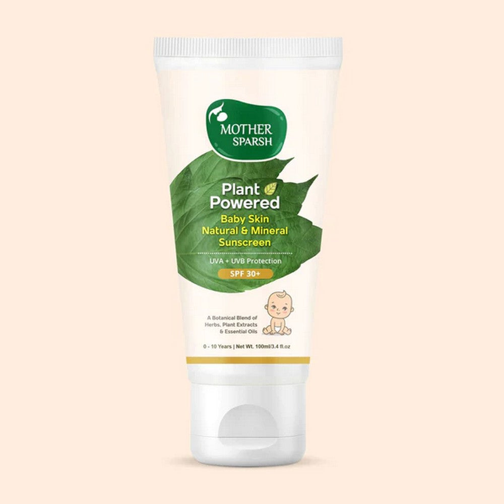 Plant Powdered Baby Natural & Mineral Sunscreen - 100ml