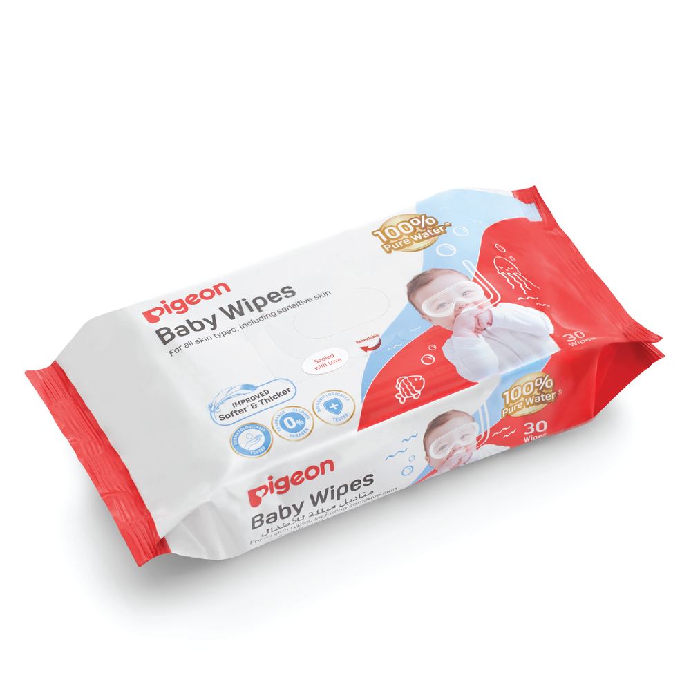 Pure Water Baby Wipes 30 Sheets