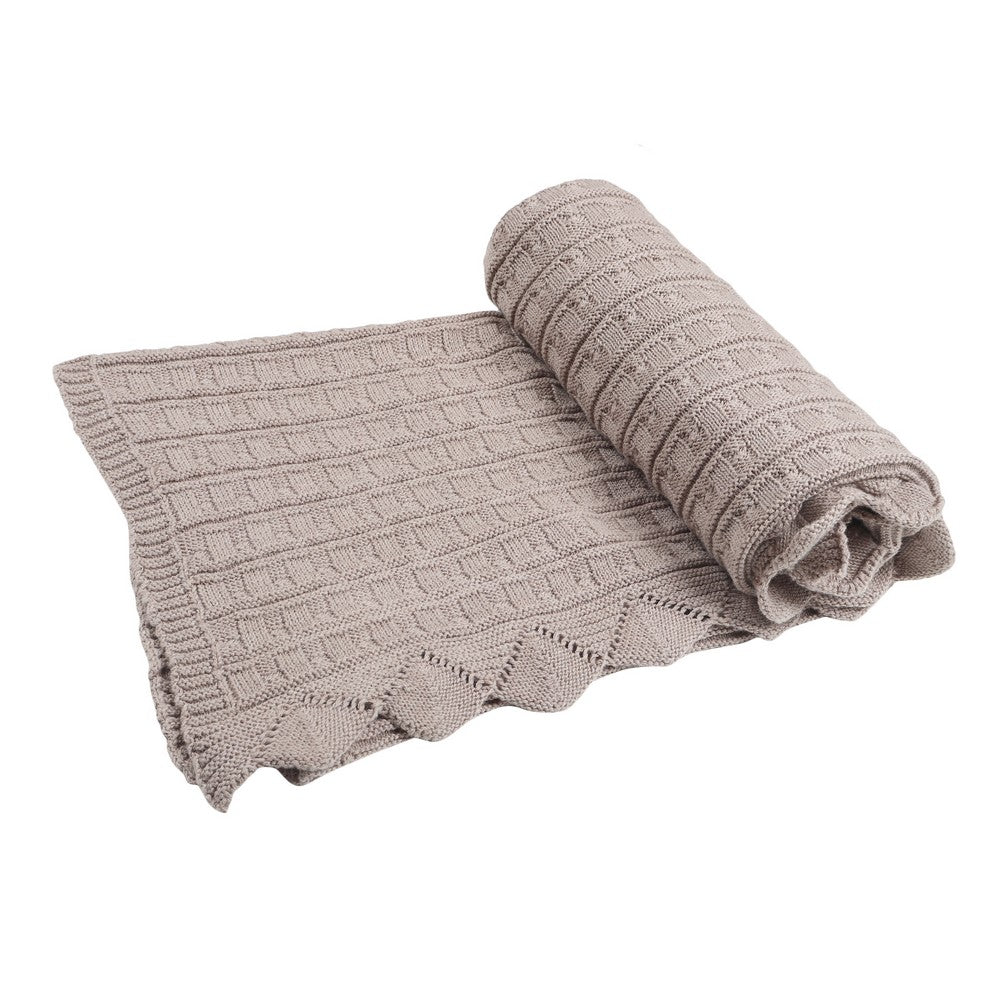 Frill Knit Blanket