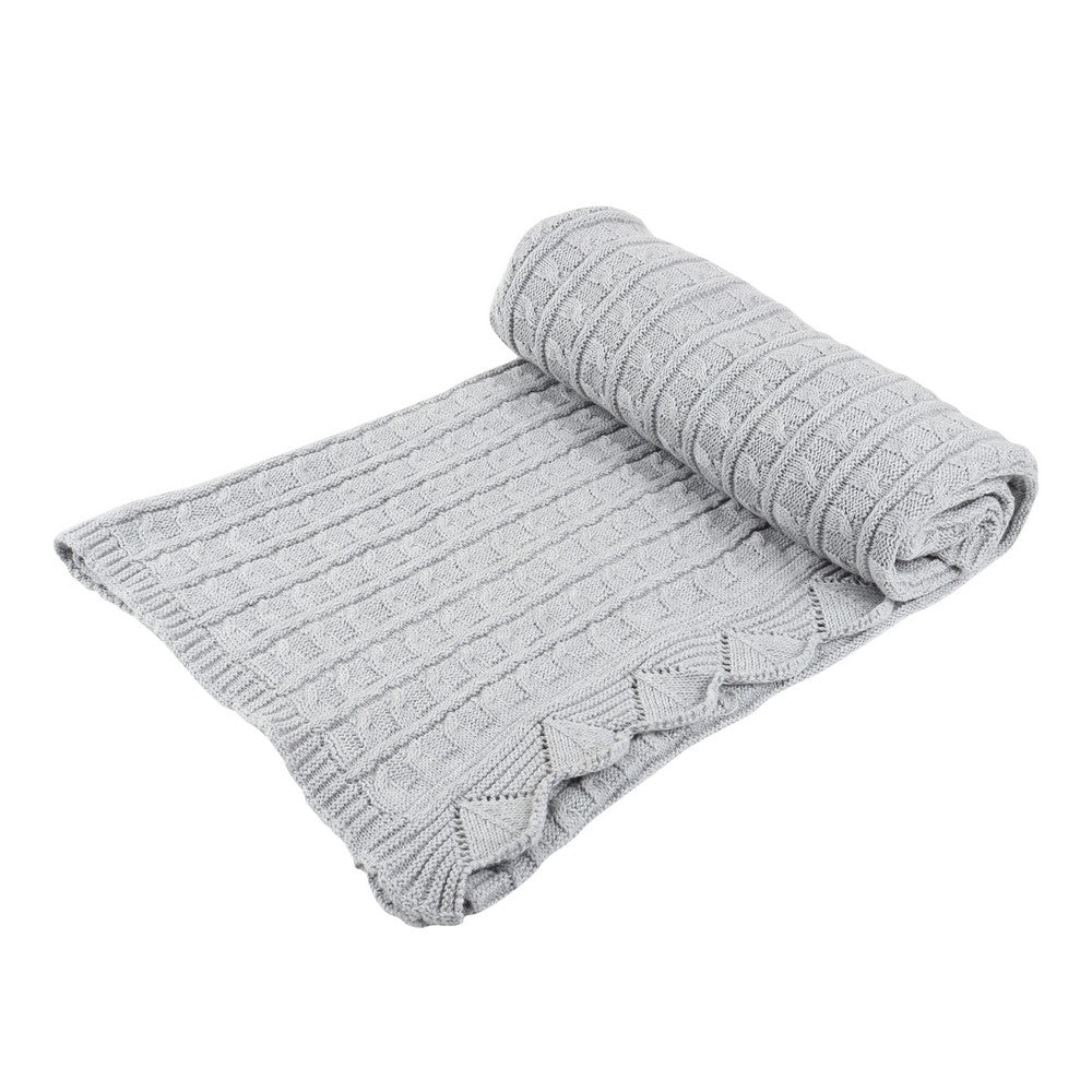 Frill Knit Blanket