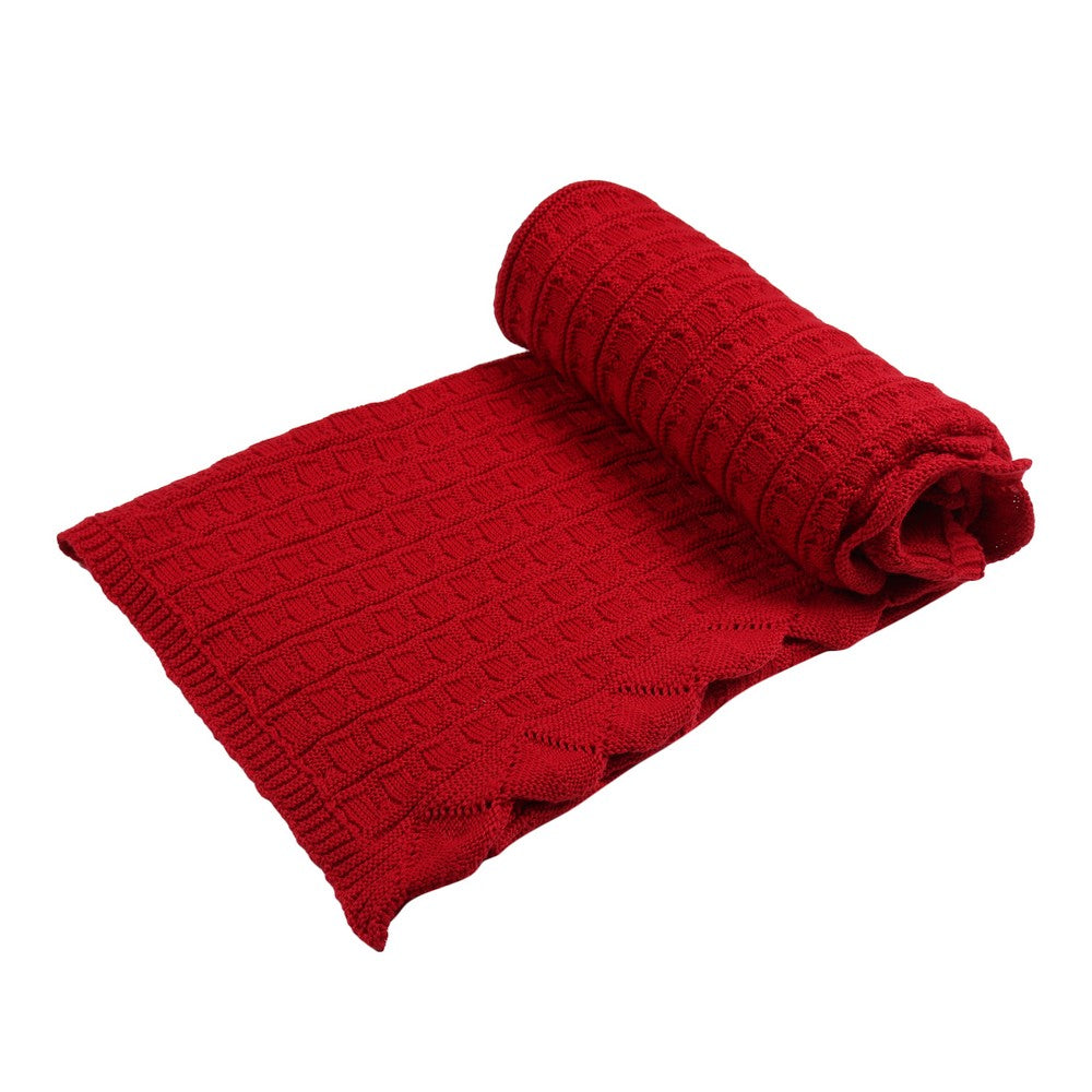 Frill Knit Blanket