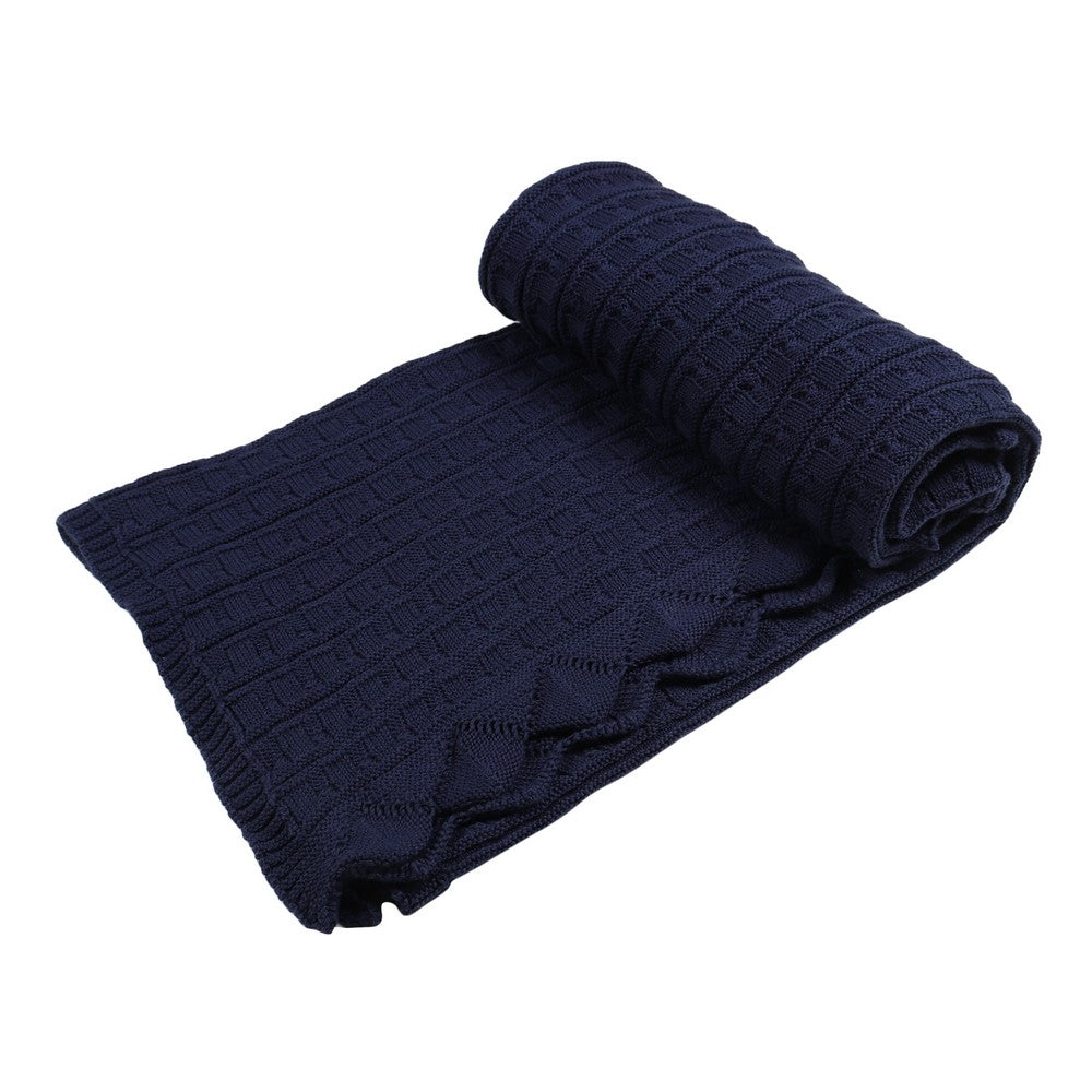 Frill Knit Blanket