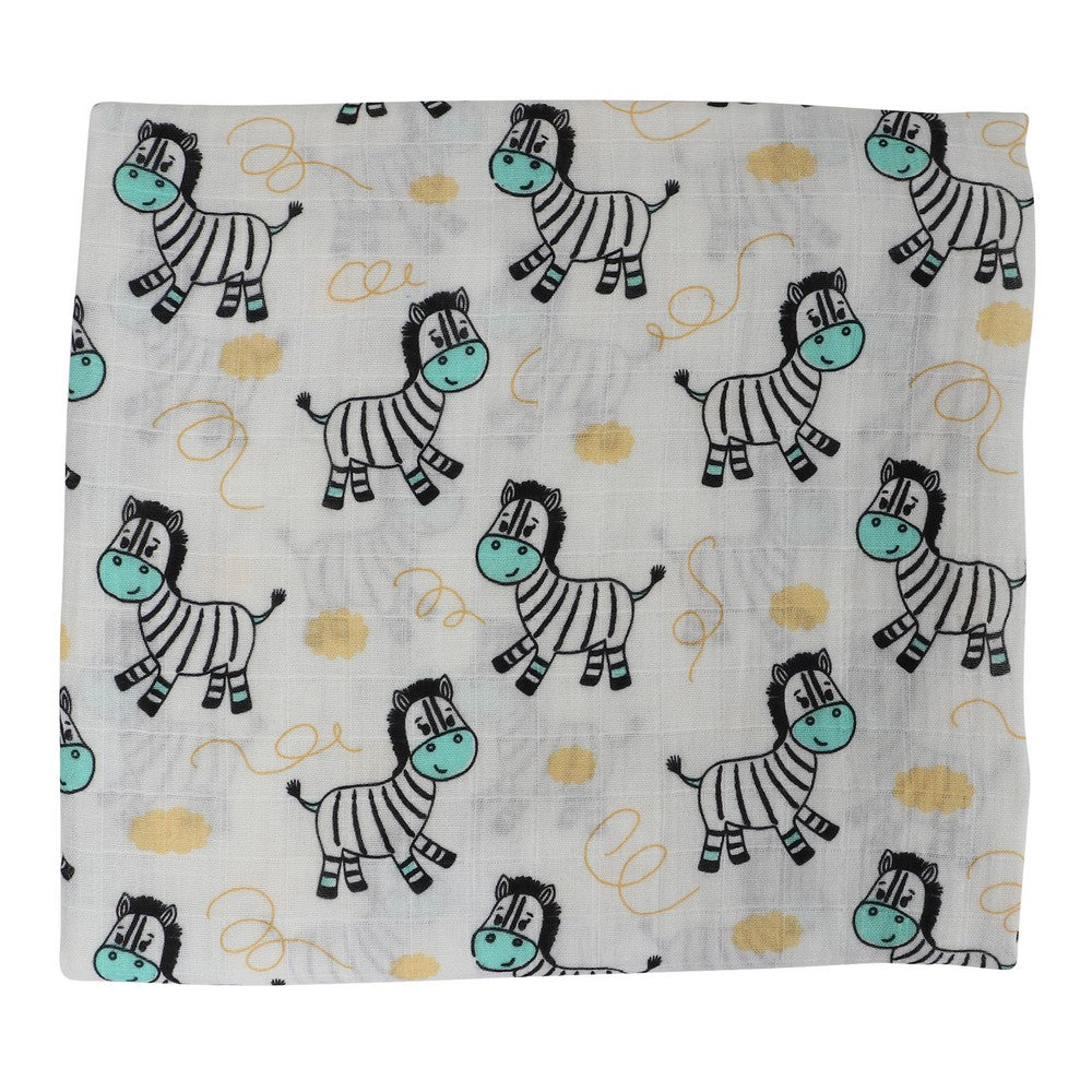 Zebra Muslin Swaddle