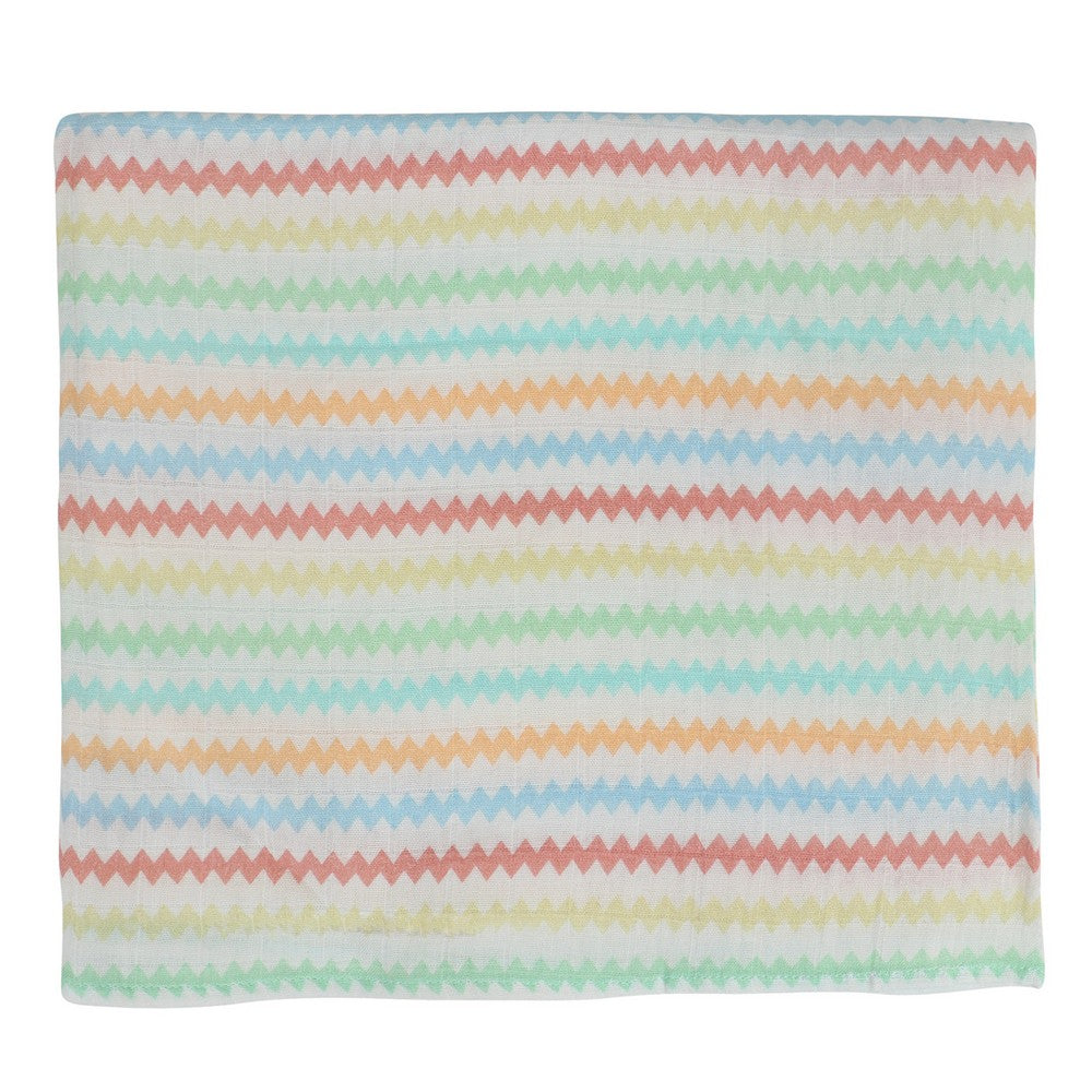 Zig Zag Muslin Swaddle