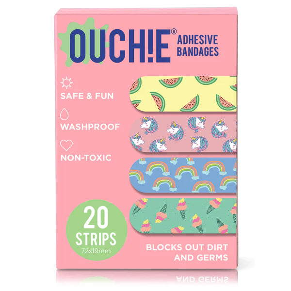 Non-Toxic Printed Bandages - 20pcs