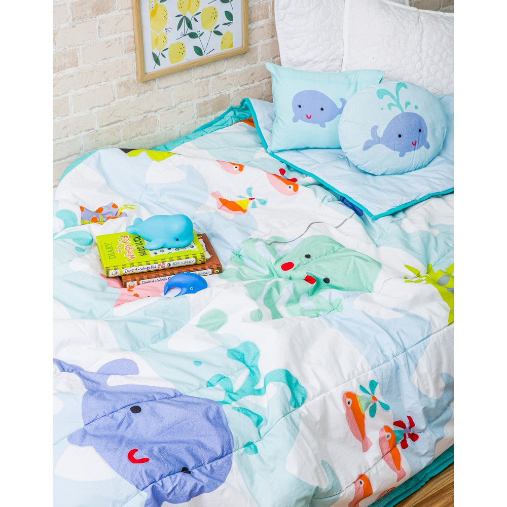 Under Water Octi Printed Quilt
