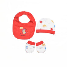 Load image into Gallery viewer, Red &amp; White Penguin Rain Falls Theme Baby Clothing Gift Set- 7 Pieces (New Born)
