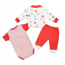 Load image into Gallery viewer, Red &amp; White Penguin Rain Falls Theme Baby Clothing Gift Set- 7 Pieces (New Born)
