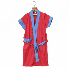 Load image into Gallery viewer, Red Bath Robes With Patch Pocket
