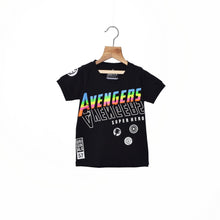 Load image into Gallery viewer, Avengers Super Hero Text Half Sleeves T-Shirt
