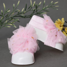 Load image into Gallery viewer, Light Pink Star Barefoot Sandals And Headband Set
