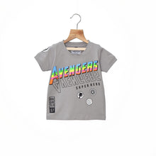 Load image into Gallery viewer, Avengers Super Hero Text Half Sleeves T-Shirt
