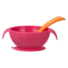 Load image into Gallery viewer, Silione First Feeding Bowl Set With Spoon
