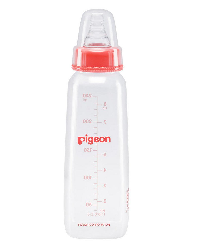 Red Peristaltic Nursing Bottle - 240ml