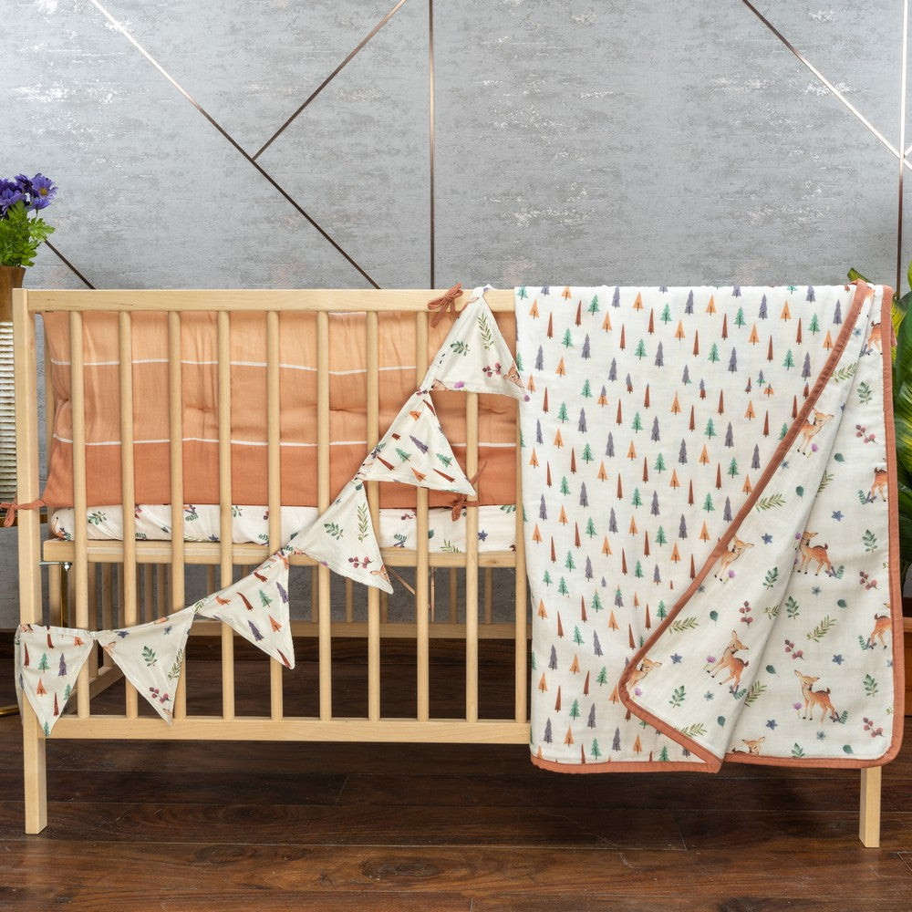 Brown Enchanted Forest Cot Bunting