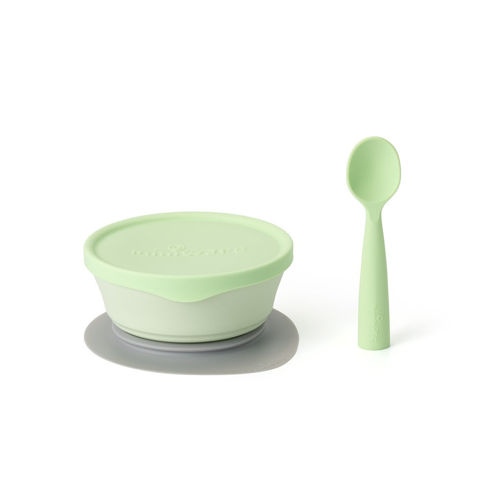 First Bite Suction Bowl With Spoon