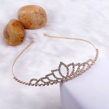 Load image into Gallery viewer, Gold Metal Crown Tiara
