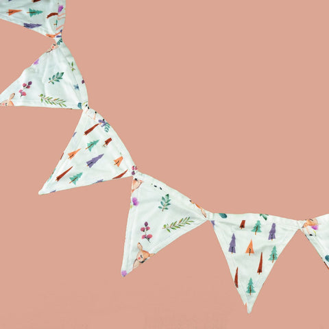 Brown Enchanted Forest Cot Bunting