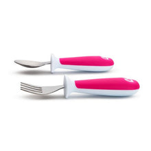 Load image into Gallery viewer, Pink Raise Fork &amp; Spoon Set
