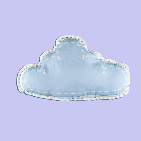 Lavender Cloud Organic Throw Cushion