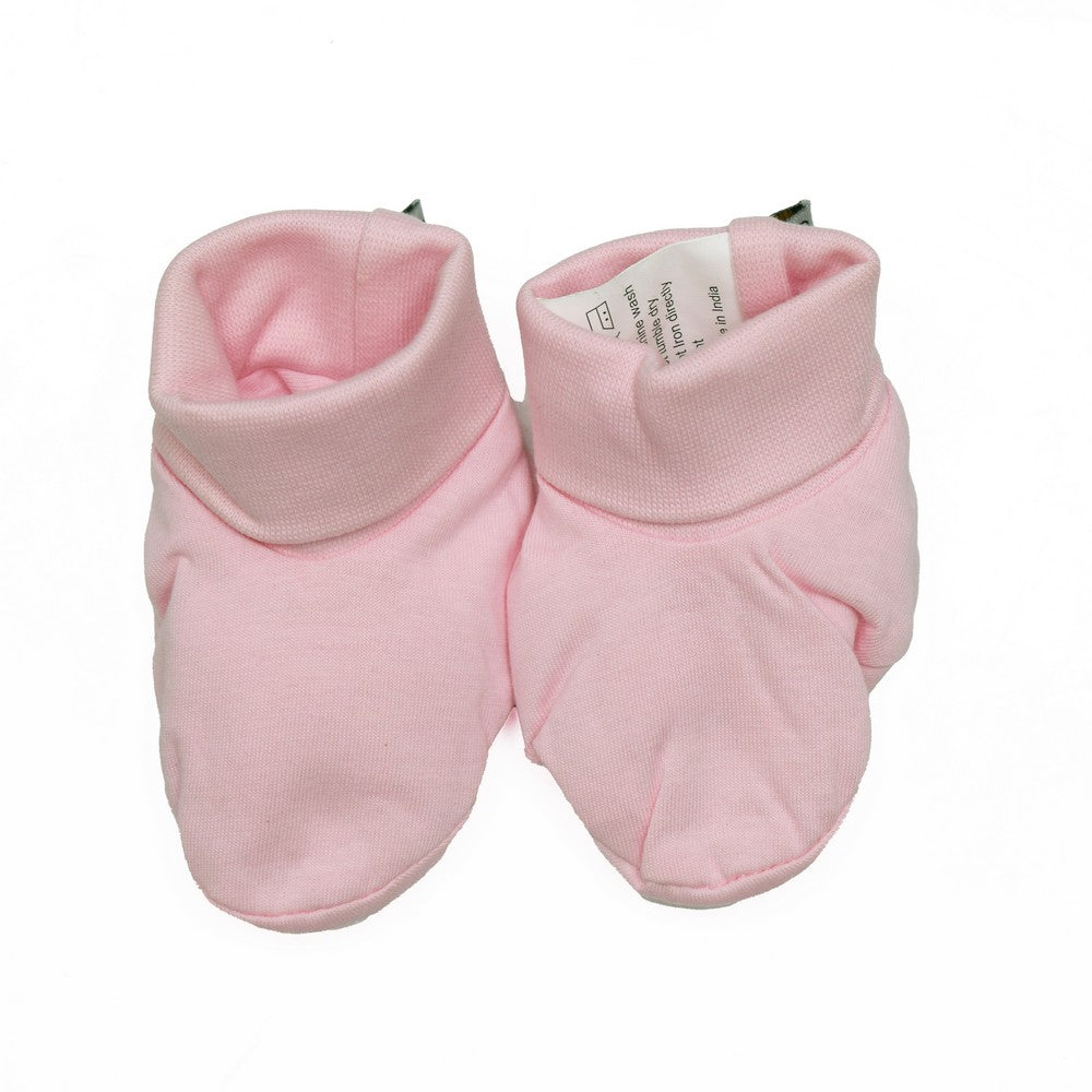 Pink Mitten And Booties