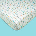 Blue Trucks Organic Fitted Cot Sheet
