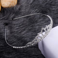 Silver Metal Crown Tiara