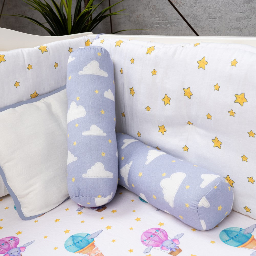 Purple Clouds Organic Pillow & Bolsters
