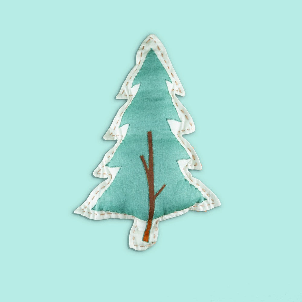 Green Tree Organic Throw Cushion