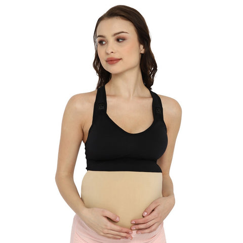 Black Sports Nursing Bra