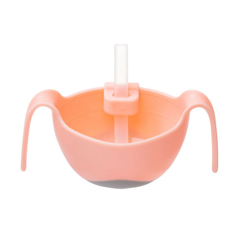 Bowl & Straw Set Bubblegum