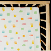 Load image into Gallery viewer, Yellow Lost In Thoughts Mini Cot Bedding Set
