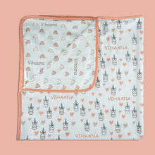 Load image into Gallery viewer, Pink All Things Magical Organic Summer Blanket
