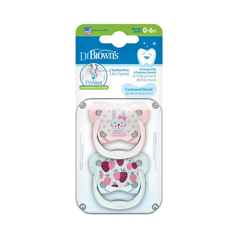 Prevent Contoured Pacifier - Pack Of 2