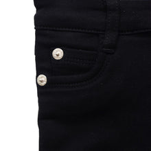 Load image into Gallery viewer, White And Black Slim Fit Girls Denim Pant
