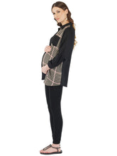 Load image into Gallery viewer, Black Mix &amp; Match Maternity Shirt
