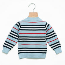 Load image into Gallery viewer, Blue Striped Woollen Sweater
