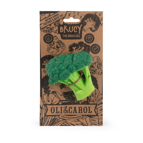Broccoli Natural Rubber Teether