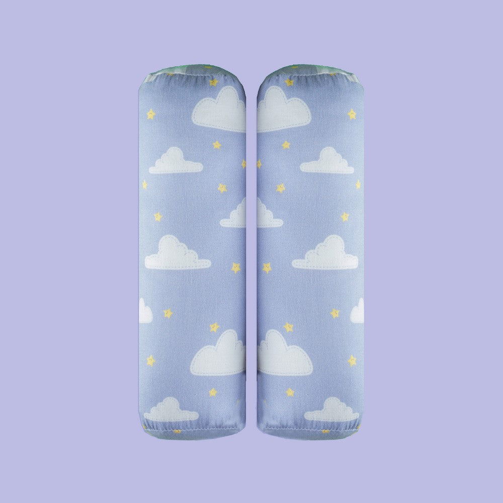 Purple Clouds Organic Pillow & Bolsters