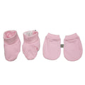 Pink Mitten And Booties