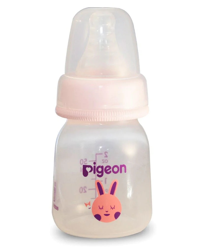 Pink Bunny Printed Feeding Bottle 50ml
