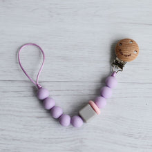 Load image into Gallery viewer, Silicone Pacifier Beads with Clip Holder

