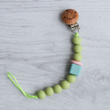 Load image into Gallery viewer, Silicone Pacifier Beads with Clip Holder
