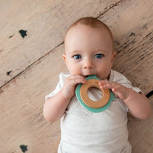 Load image into Gallery viewer, Wood + Silicone Disc Teether
