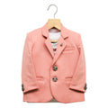 Peach Blazer With White T-Shirt