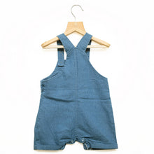 Load image into Gallery viewer, Denim Dungaree With Striped T-shirt
