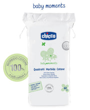 Load image into Gallery viewer, Chicco Soft Cotton Square - 60 Pieces
